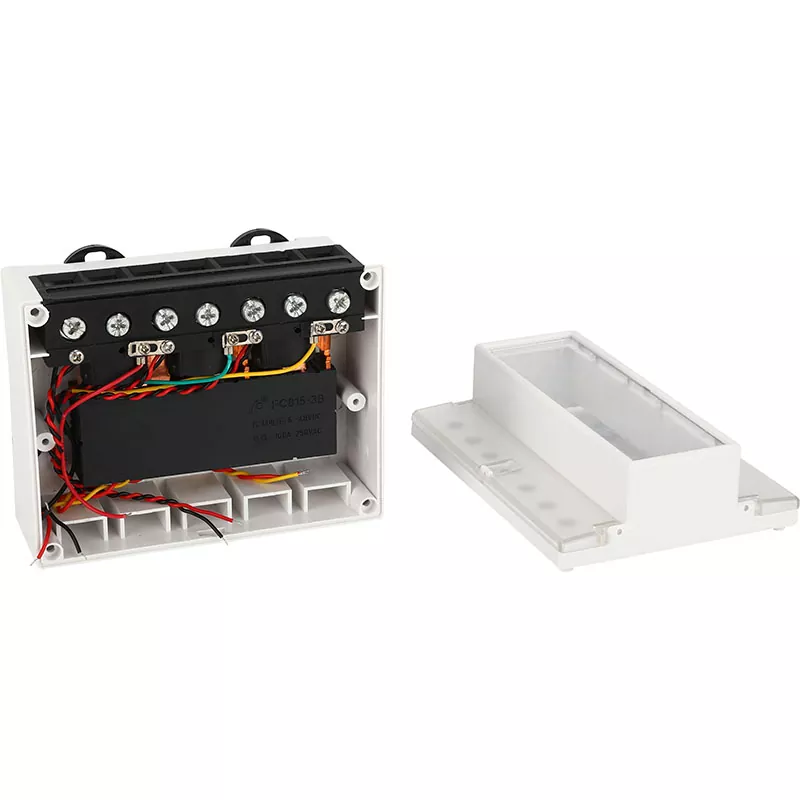 Caja de medidores de carril trifásico 7P